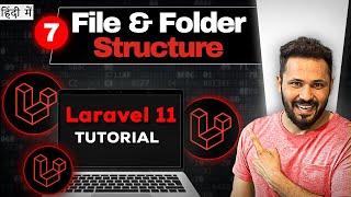 Laravel 11 tutorial in Hindi #7 file and folder structure | Laravel project structure