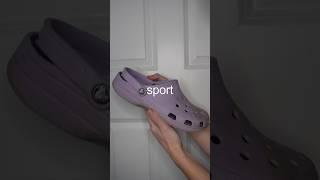 Running in Crocs Sport vs Comfort Mode