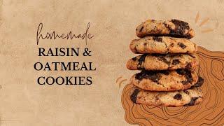 Crunchy Delight. Raisin & Oatmeal Cookies. DIY, just a delightful recipe. @bluesky2019