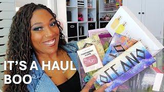 BEAUTY HAUL | Lots of New Palettes, Lip Products, Blushes & Fragrances | KOLORFUL KALMELE