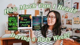 How Much Can I Read During a Busy Work Week?  *Realistic* Reading Vlog