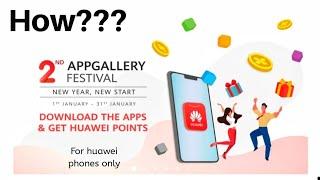 Tutorial on How to get Huawei Points in AppGallery 2020