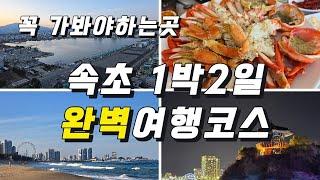 속초 1박2일 여행 필수코스 호텔 야경 맛집까지 꽉찬 일정