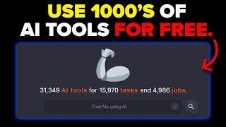 This AI Tool Let’s You Use 1000s of AI Tools FOR FREE (The BEST FREE AI Tools)