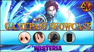 WISTERIA | ALL GAMEPASS SHOWCASE !! ( Some are a MUST have ! )