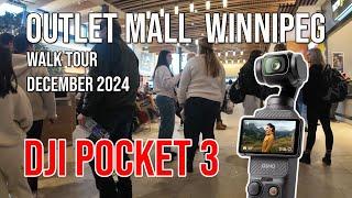 [HD] WALK TOUR - OUTLET Mall December 2024 | Winnipeg Manitoba | Canada