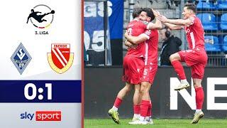 Cottbus bleibt Tabellenführer! | SV Waldhof Mannheim - FC Energie Cottbus | Highlights - 3. Liga