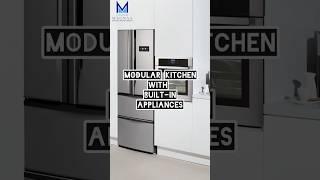 Modular Kitchen Design With Built-in Appliances || Magnaa Interiors