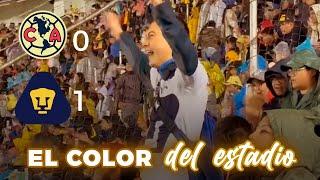 PUMAS GANA EL CLÁSICO CAPITALINO || EL COLOR DEL ESTADIO || AMÉRICA VS PUMAS || APERTURA 2024