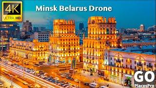 Minsk, Belarus - 4K UHD Drone Video