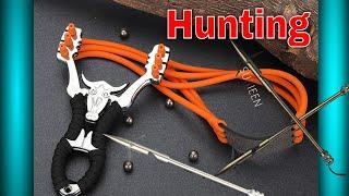 Slingshot - High Precision Slingshot.- How To Shoot with Slingshot.-Hunting Powerful Catapult