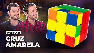 COMO montar um CUBO MÁGICO - Passo 5: Cruz amarela