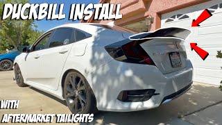 Ultimate Motorsports Duckbill Install | 10th Gen Civic Sedan