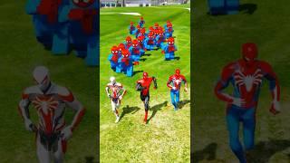 THREE HULK BROTHER'S RESCUES 3 SPIDER-MAN BRO'S DE MINI SPIDER-MAN ️  #gta5 #shorts #538