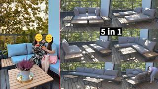 Garden Sofa for Your Outdoor Space (Unboxing & Assembly)