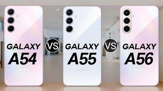 Samsung Galaxy A54 5G vs Samsung Galaxy A55 5G vs Samsung Galaxy A56 5G