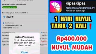 event APK KIPAS-KIPAS langsung CUAN || Cara NUYUL aplikasi KIPAS-KIPAS 1 hari dapat uang Rp400.000