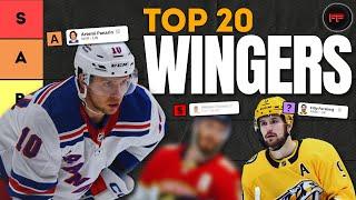 Top 20 Fantasy Hockey Wingers Rankings & Tiers