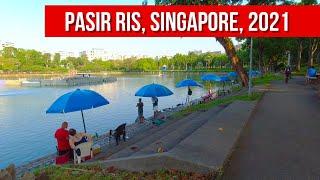 [4K] Pasir Ris Singapore Walking Tour 2021 | Sunny Beach Town