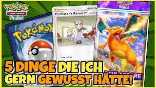 5 Dinge, die ich als Anfänger in Pokémon TCG Pocket gern gewusst hätte!