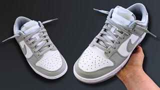 HOW TO LACE NIKE DUNK LOWS LOOSELY (BEST WAY)