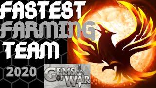 BEST TROPHY FARMING TEAM 2020 | Gems of War SUPER FAST team that 1-shots better than Rowanne