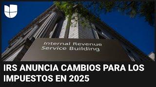 Te explicamos los cambios del IRS para impuestos de 2025: deducciones estándar y crédito por trabajo