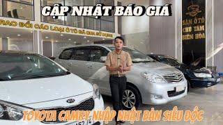 (3 XE ĐÃ BÁN) CẬP NHẬT BÁO GIÁ CÁC MẪU XE MỚI VỀ TOYOTA CAMRY NHẬP NHẬT 2002 TOYOTA INNOVA 2.0V KIA