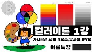 반디쌤과 함께하는 색공부 1강 (색기초&컬러이론) the psychology of color a guide for designers.