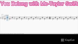 You Belong with Me-Taylor Swift (Drums)