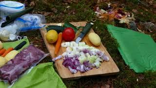 Outdoor life: Cooking food in the woods