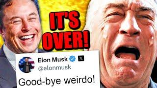 It's OVER For Robert De Niro After HILARIOUS BACKFIRE! Elon Musk Gets The LAST LAUGH!