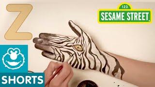 Sesame Street: Z is for Zebra - Hand Painting