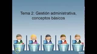 Tema 2 Gestión administrativa