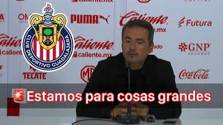 ”Chivas está para cosas grandes”: Ortega | Noticias Chivas | Chivas 3-2 Necaxa