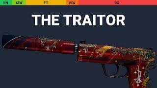 USP-S The Traitor - Skin Float And Wear Preview