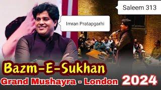 Bazm E Sukhan -London Mushaira | Imran Pratapgarhi Grand Mushayra In London #poetry #viral #trending