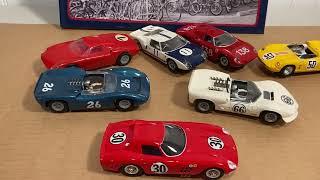 Wonderful midcentury Monogram 1/32 Scale Cars of the Sixties are from the Slot Car Racing Golden Era