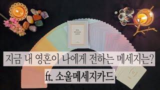 [타로카드] 지금 내 영혼이 나에게 전하는 메세지는? ft. 소울메세지카드(정회도 제작 오라클카드)