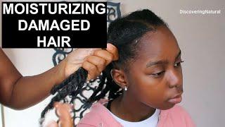 Moisturizing My Daughter's Damage Hair to Healthy Hair