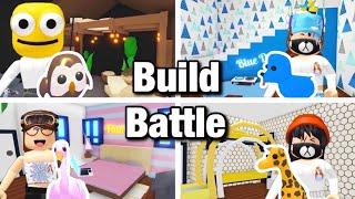 OWL vs FLAMINGO vs BLUE DOG vs GIRAFFE Bedroom BUILD BATTLE with $1000 Budget | Roblox Adopt me