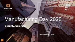 MFG Day 2020: Allegion Security Operations