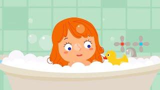 Bath Time song for Baby | Meow Meow Kitty Nursery Rhymes & Kids Songs