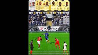 Antonio Rudiger Penalty Kicks Evolution From FIFA 15 To FIFA 19 #penaltykick #shorts #rudiger