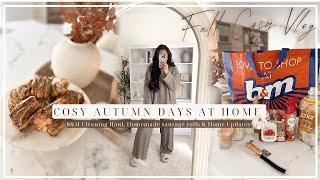 COSY AUTUMN DAYS AT HOME | B&M Cleaning Haul, Homemade sausage rolls & Home Updates!