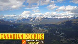 Canadian Rockies - Jasper Scenic Gondola Ride to Whistlers Mountain Summit & Hike #jasper