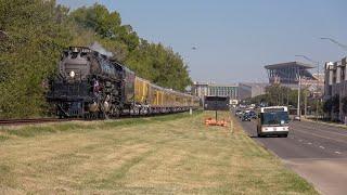 (Raw 4K) UP Big Boy 4014 Leads the PBZHO in College Station, TX w/ NO DIESEL HELPER!