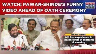 Funny Wordplay In Maharashtra Politics: Eknath Shinde, Ajit Pawar, Devendra Fadnavis' Viral Moment