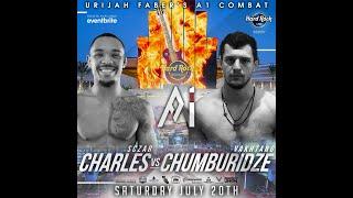 Georgian fighter Vakhtang Tchumburidze vs Sczar Charles. 2024 Urijah Faber's A1 Combat #22 in USA