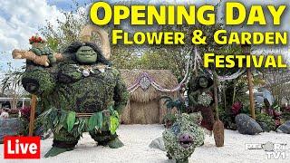 Live: Opening Day of Epcot Flower & Garden Festival 2025 - Walt Disney World Live Stream